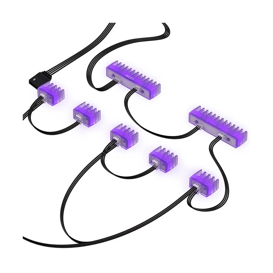 NZXT AH-2PCCA-01 Black RGB Cable Comb Set