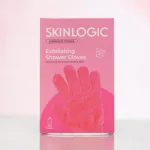 Skinlogic এক্সফোলিয়েটিং শাওয়ার গ্লাভস 1 জোড়া - গোলাপি