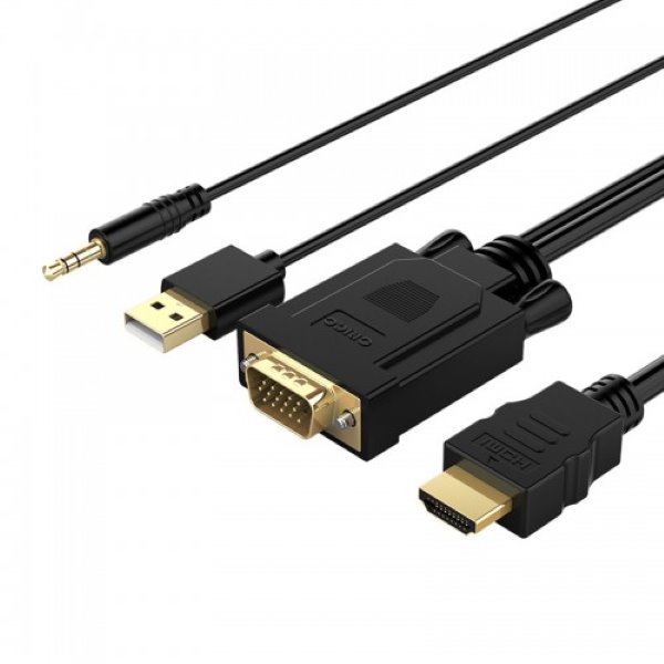 ওরিকো XD-VATH VGA থেকে HDMI অ্যাডাপ্টার কেবল