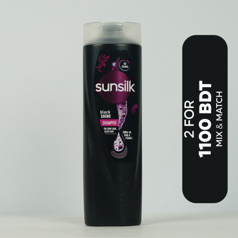 Sunsilk Black Shine শ্যাম্পু, কালো চুলের জন্য 300ml