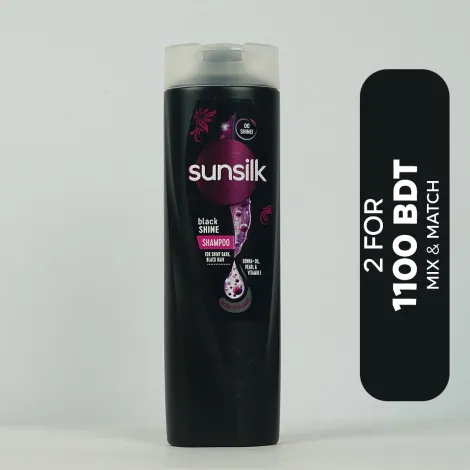 Sunsilk Black Shine শ্যাম্পু, কালো চুলের জন্য 300ml