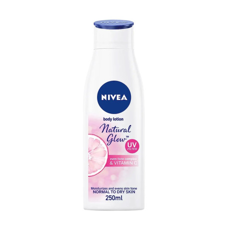 Nivea ন্যাচারাল গ্লো বডি লোশন, ভিটামিন C, Even Tone Complex ও UV ফিল্টারসহ 250ml