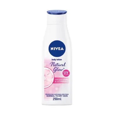Nivea ন্যাচারাল গ্লো বডি লোশন, ভিটামিন C, Even Tone Complex ও UV ফিল্টারসহ 250ml