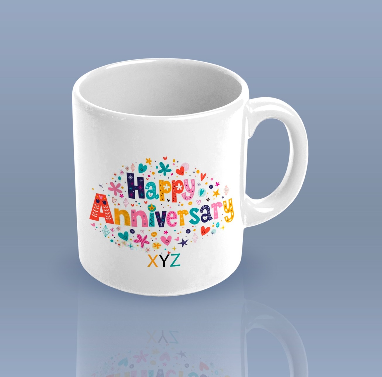Personalised Coffee, Tea, Water Mug, Add Photo Text Logo Picture Image