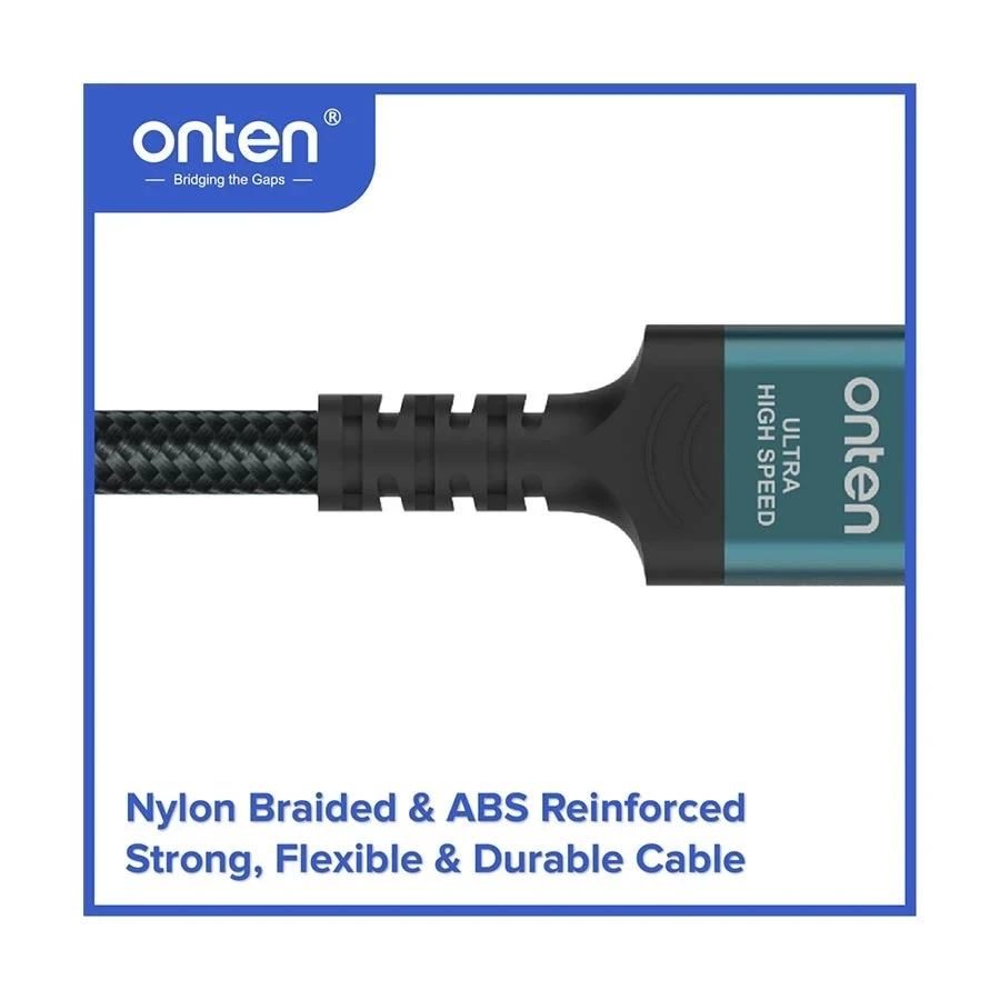 Onten OTN-HD183 HDMI 2.1 8K Male to Male Cable, 5 Meter, Black