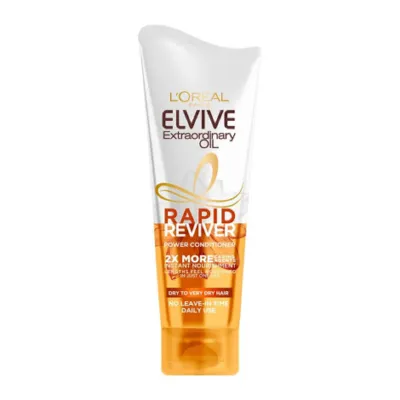 L'Oreal Elvive Extraordinary Oil Rapid Reviver পাওয়ার কন্ডিশনার, শুষ্ক চুলের জন্য 180ml