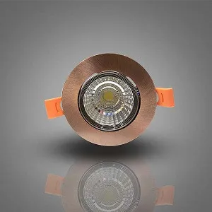 Conceal LED স্পট লাইট 7 ওয়াট হোয়াইট 6500K, গোল বডি, ব্রোঞ্জ RAB রঙ