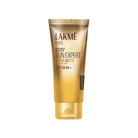 Lakme 9to5 Sun Expert Super Matte Sunscreen Lotion SPF25 PA++ 100ml (India)
