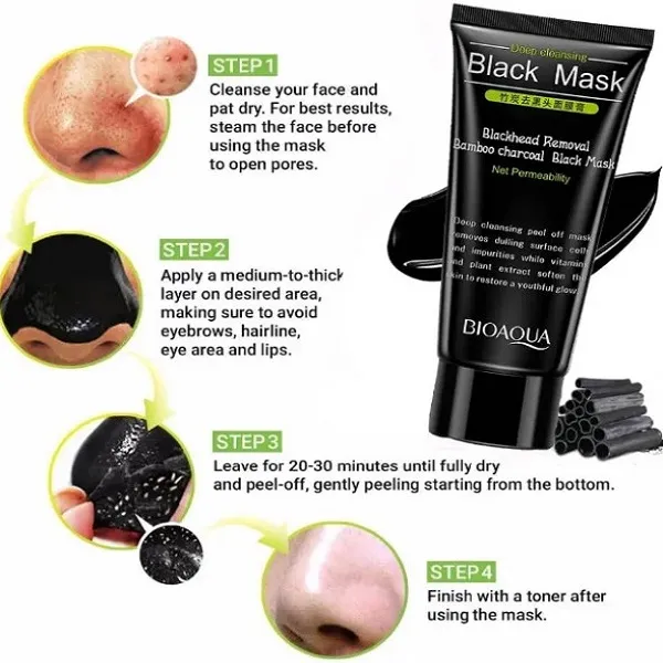 BIOAQUA চারকোল ব্ল্যাকহেড রিমুভার