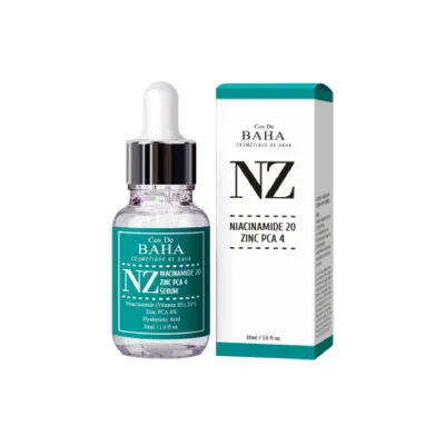 Cos De BAHA নায়াসিনামাইড 20% + জিংক PCA 4% সিরাম (NZ) 30ml