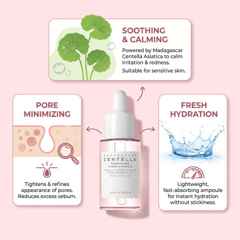 SKIN1004 Centella Poremizing ফ্রেশ অ্যাম্পুল 30ml