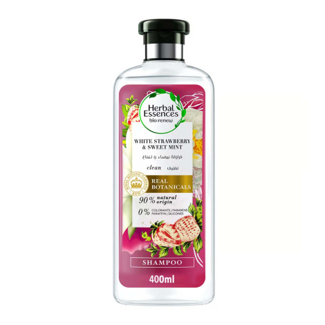 Herbal Essences হোয়াইট স্ট্রবেরি অ্যান্ড সুইট মিন্ট শ্যাম্পু 400ml