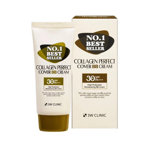 3W ক্লিনিক কোলাজেন পারফেক্ট কভার বি বি ক্রিম SPF 30+ PA+++ 50মিলি (Korea)