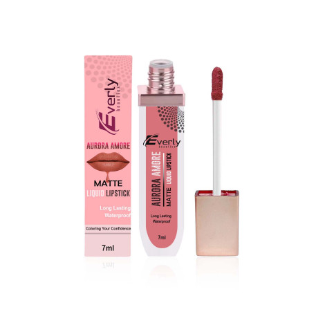 Everly Beauties Aurora ম্যাট লিকুইড লিপস্টিক - Latte Luxe