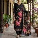 ANAYA HOOR কটন ডিজিটাল প্রিন্ট থ্রি পিস