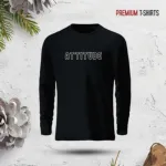 পুরুষদের ক্যালিগ্রাফি ফুল স্লিভ টি-শার্ট M-XXL