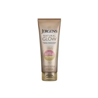 Jergens Natural Glow ডেইলি ময়েশ্চারাইজার ফেয়ার টু মিডিয়াম স্কিন টোন 221 মিলি