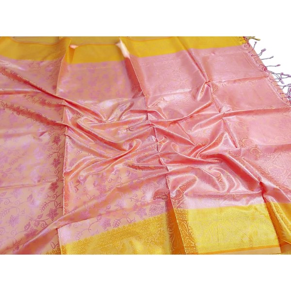 সফট সিল্ক কাঞ্চি কাটান শাড়ি