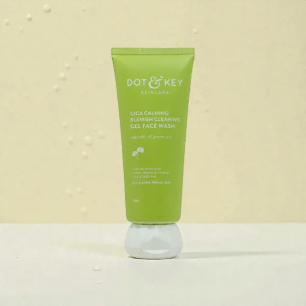 Dot & Key Cica Calming ব্লেমিশ ক্লিয়ারিং জেল ফেস ওয়াশ 100ml