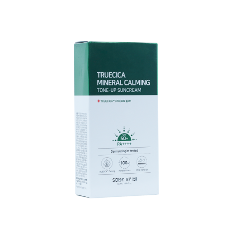 Some By Mi Truecica মিনারেল ক্যালমিং টোন-আপ সানক্রিম SPF 50+ PA++++ 50ml (Korea)