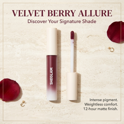Sheglam Matte Allure Liquid Lipstick - Crimson (China)