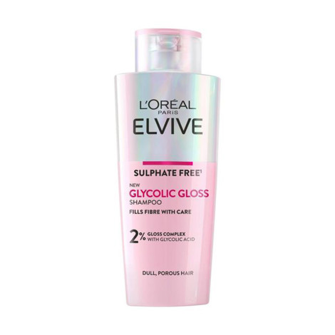 L'Oreal Elvive সালফেট ফ্রি Glycolic Gloss শ্যাম্পু 200ml