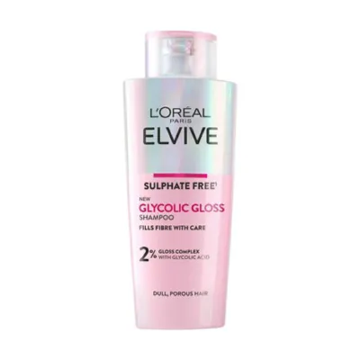 L'Oreal Elvive সালফেট ফ্রি Glycolic Gloss শ্যাম্পু 200ml