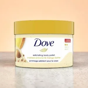 Dove Crushed Almond & Mango Butter এক্সফোলিয়েটিং বডি পলিশ স্ক্রাব 298 গ্রাম