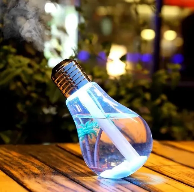 বাল্ব হিউমিডিফায়ার – LED কালার চেঞ্জিং নাইট লাইট সহ