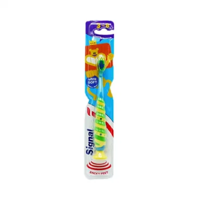 Signal Sticky Feet বাচ্চাদের টুথব্রাশ Ultra Soft (3-8 বছর)