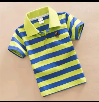 বাচ্চাদের পিওর কটন পোলো শার্ট, 1 থেকে 10 বছর