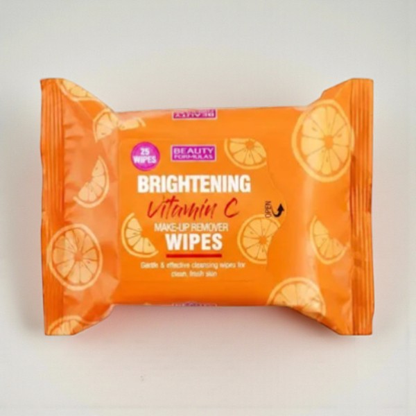 Beauty Formulas Brightening Vitamin C Make Up Remover Wipes - 25 Wipes (UK)
