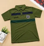 Baby Polo Shirt in Soft Fabric with Embroidery, 3-4Y to 9-10Y