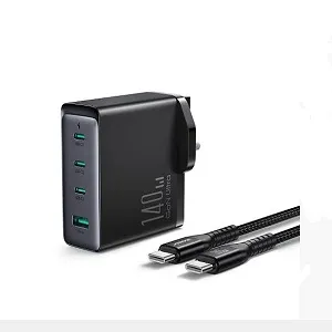 Joyroom 140W GaN আল্ট্রা ফাস্ট চার্জার JR-TCG05 (1.2m C to C কেবলসহ)