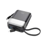 WiWU Galaxy Series Wi-P036 35W 20000mAh পাওয়ার ব্যাংক (বিল্ট-ইন Lightning ও USB-C কেবল)