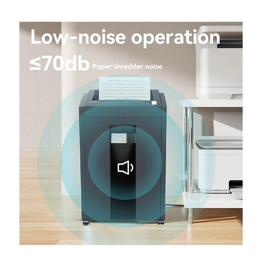 Deli 9952 12 Sheet Gray Paper Shredder