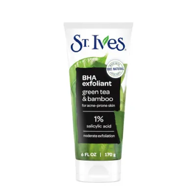 St. Ives Green Tea & Bamboo 1% স্যালিসাইলিক অ্যাসিড ফেস স্ক্রাব 170g