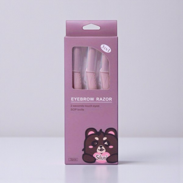 Silubi 3in1 Eyebrow Razor 3pcs (China)