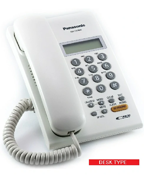 Panasonic KX-T7705: ল্যান্ডলাইন/ইন্টারকম কলার আইডি, লার্জ স্পিকার সেট