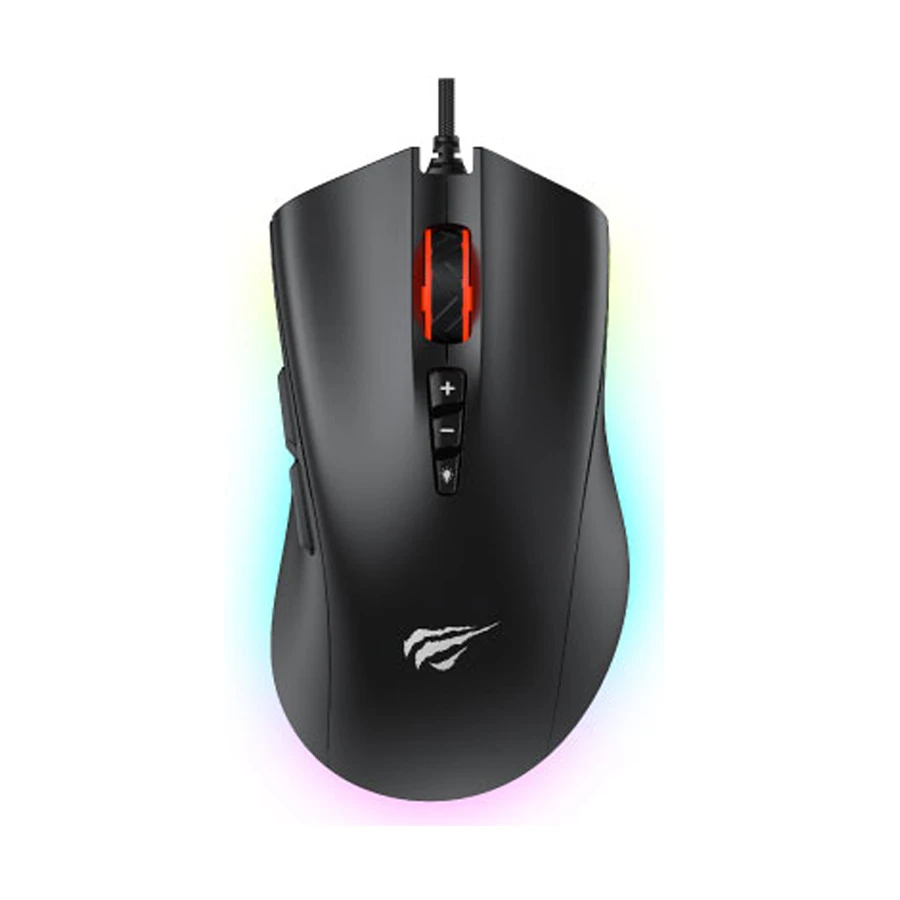 Havit MS1040 RGB Wired Black Programmable Gaming Mouse