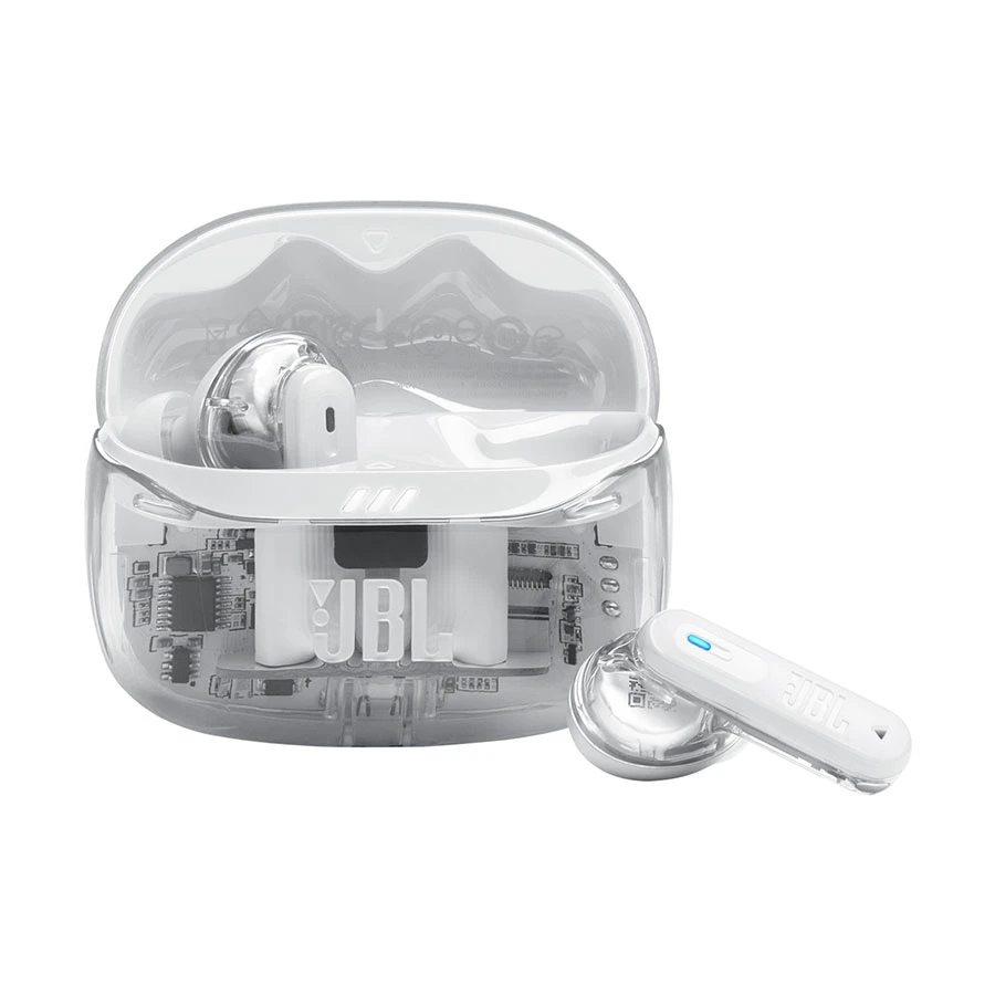 JBL Tune Beam 2 Ghost Edition ANC TWS Ghost White Bluetooth Earbuds