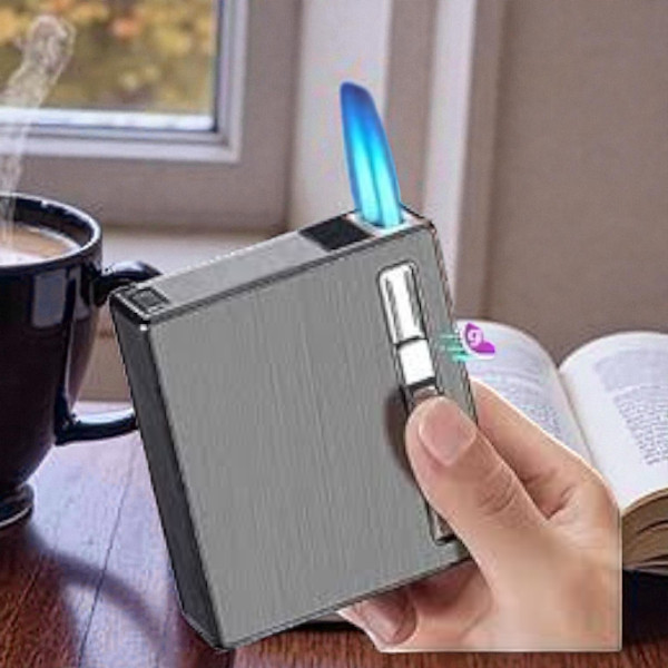 Multi-functional Gas and Electric Cigarette Case