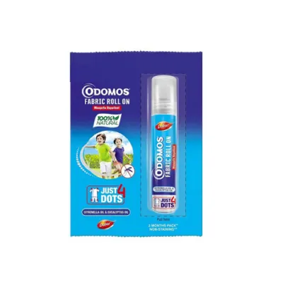 Odomos মশা নিরোধক ফেব্রিক রোল অন 8ml