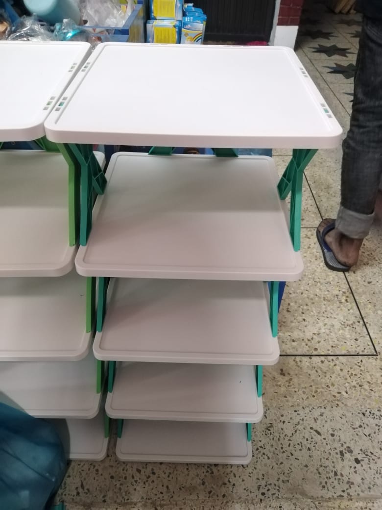 ELISCO ডিটাচেবল শু র‍্যাক, ডাস্টপ্রুফ জুতা রাখার ক্যাবিনেট, মাল্টি-কালার