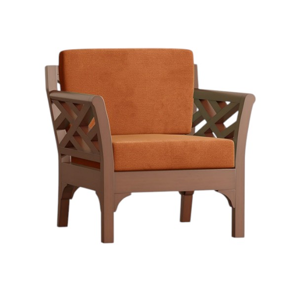 Regal Florida লুজ কুশন সিঙ্গেল সোফা SDC-371-3-1-20 (Fabric-2152)