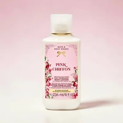 Bath & Body Works Pink Chiffon ডেইলি নারিশিং বডি লোশন 236ml