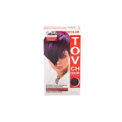 Tovch হেয়ার কালার 30ml x 2 - 4.66 Grape Violet