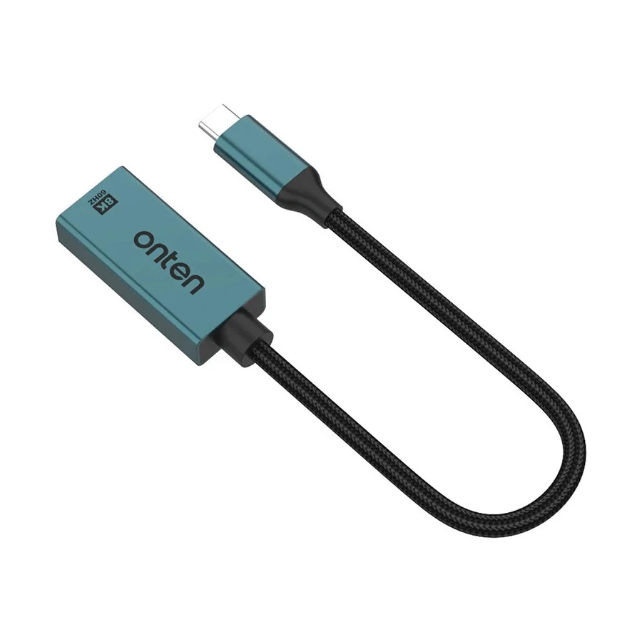 Onten OTN-UC953 USB Type-C to DisplayPort 8K Converter Crystal Teal