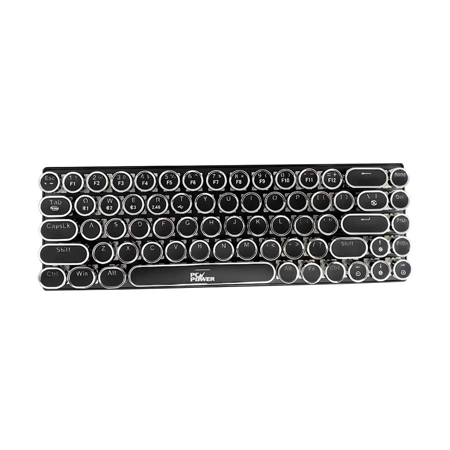 PC Power Punk Mini RGB Tri Mode Red Switch Mechanical Keyboard