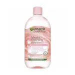 Garnier মাইসেলার ক্লেনজিং রোজ ওয়াটার All In 1, নিষ্প্রভ ও সংবেদনশীল ত্বকের জন্য 700ml